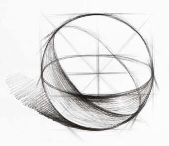数学中立体球体怎么画图片